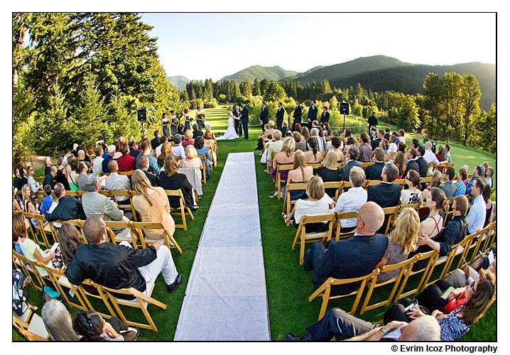 welches mt hood golf wedding 