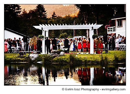 Concrete Washington Wedding Ceremony and reception