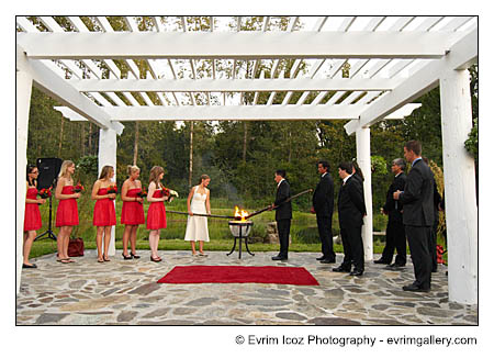 Concrete Washington Wedding Ceremony and reception