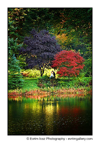 Bridal Veil Oregon Hood River Fall Wedding and Colors