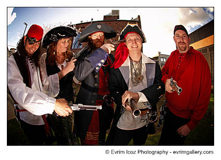 Pirate Wedding images taken at Northstar Ballroom in Portland