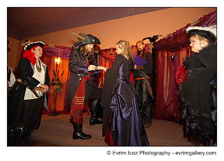 Pirate Wedding images taken at Northstar Ballroom in Portland