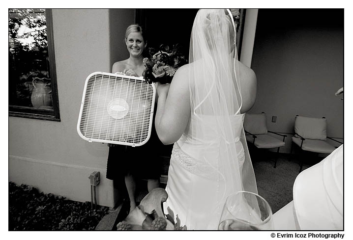 hot portland wedding summer