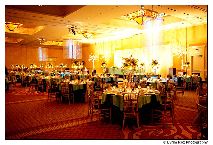 Amazing decorations and settings Vancouver Hilton Hotel Wedding